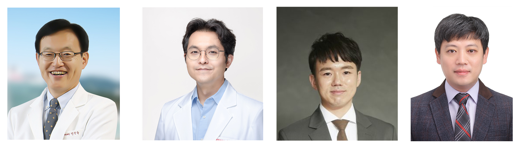 좌측부터 이인규 교수, 김은수 교수, 이호열 박사, 전재한 교수 (사진 제공 경북대병원)
