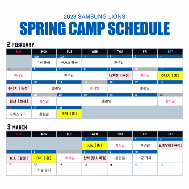 사진 제공 삼성라이온즈