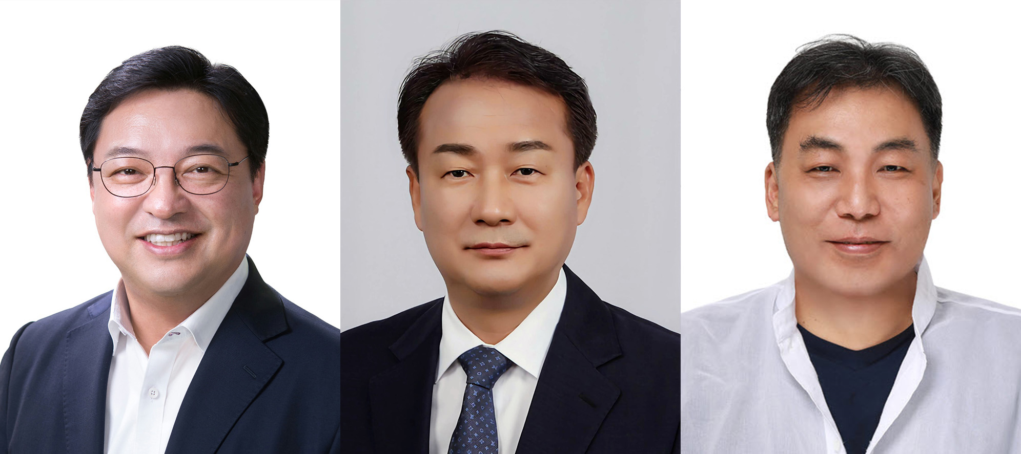 (왼쪽부터) 중남구 허소, 북구 을 신동환, 달서 병 이준혁