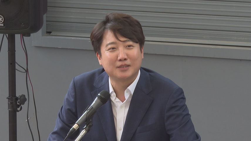 2022년 대구 김광석 거리를 방문한 이준석 전 국민의힘 대표