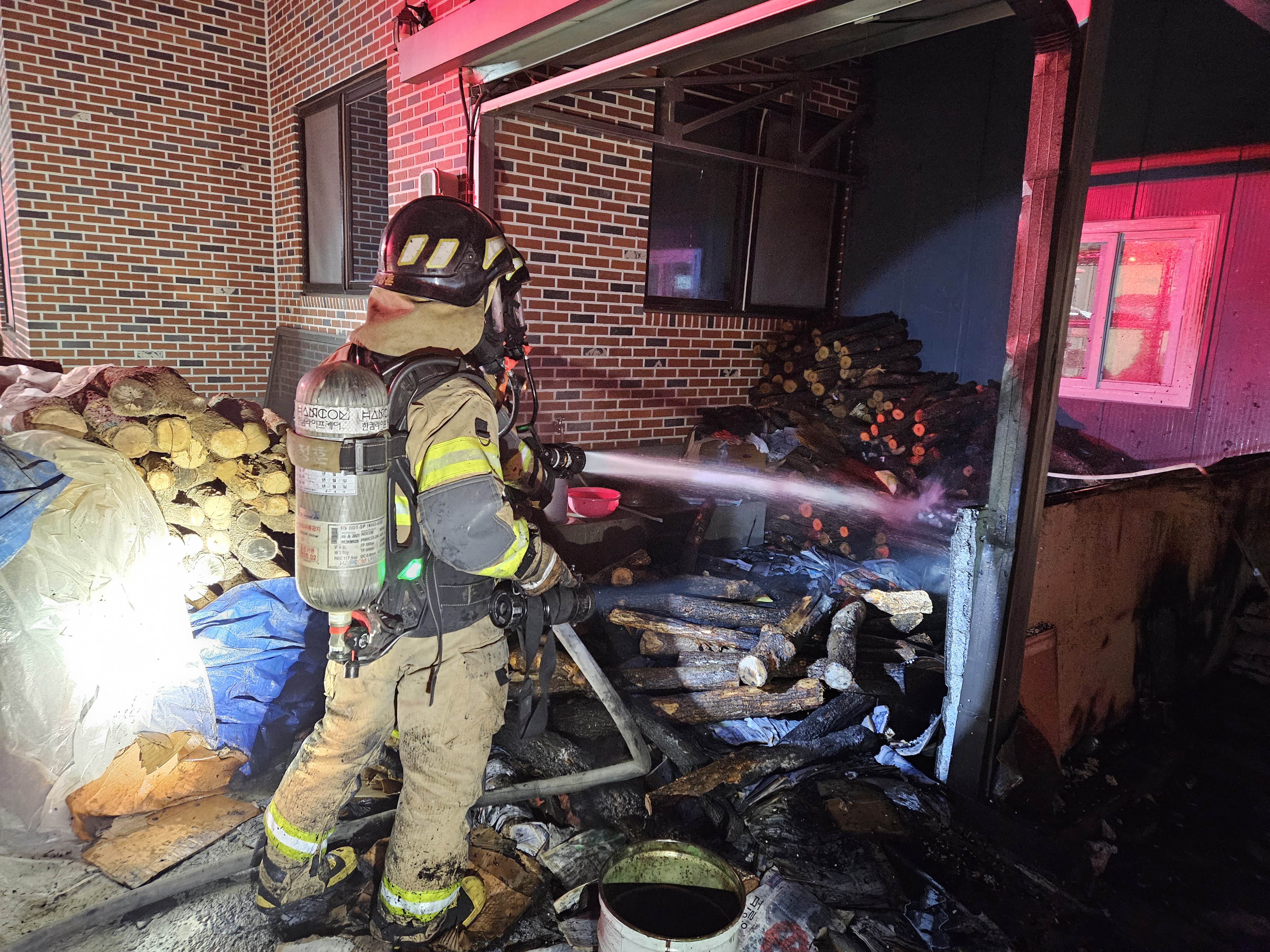 경북 상주시 연원동 화재 사진 제공 경북소방본부